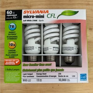 Sylvania Micro-Mini CFL Bulbs